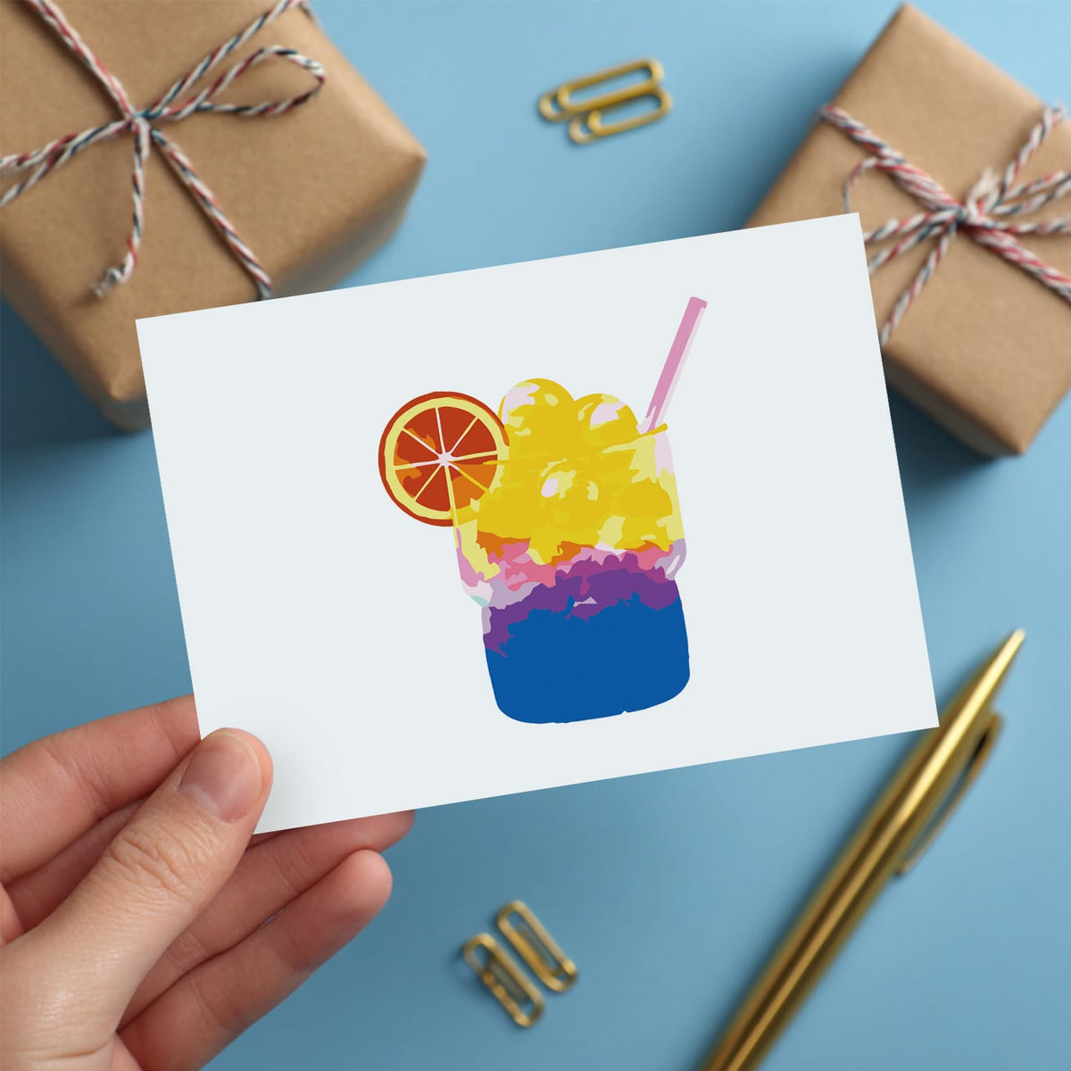 
Paint by Numbers – Postcard | Summer Sips