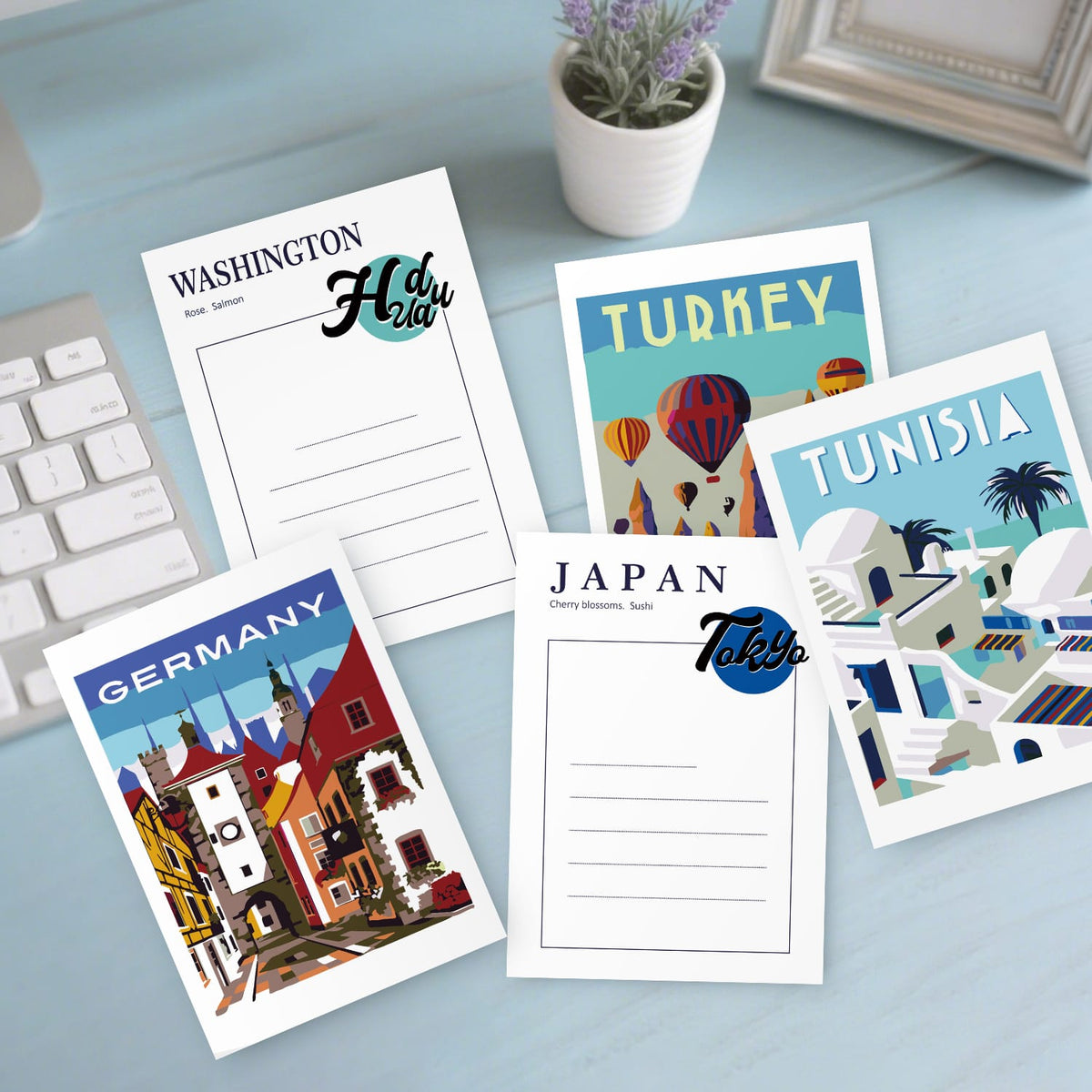 
Paint by Numbers – Postcard | Travel Destinations