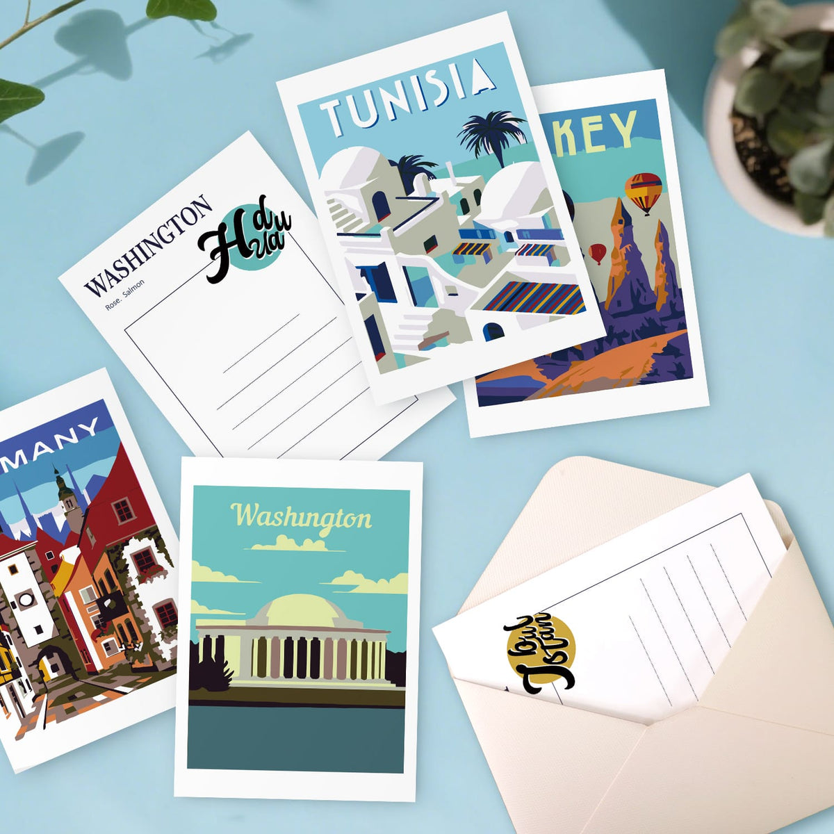 
Paint by Numbers – Postcard | Travel Destinations