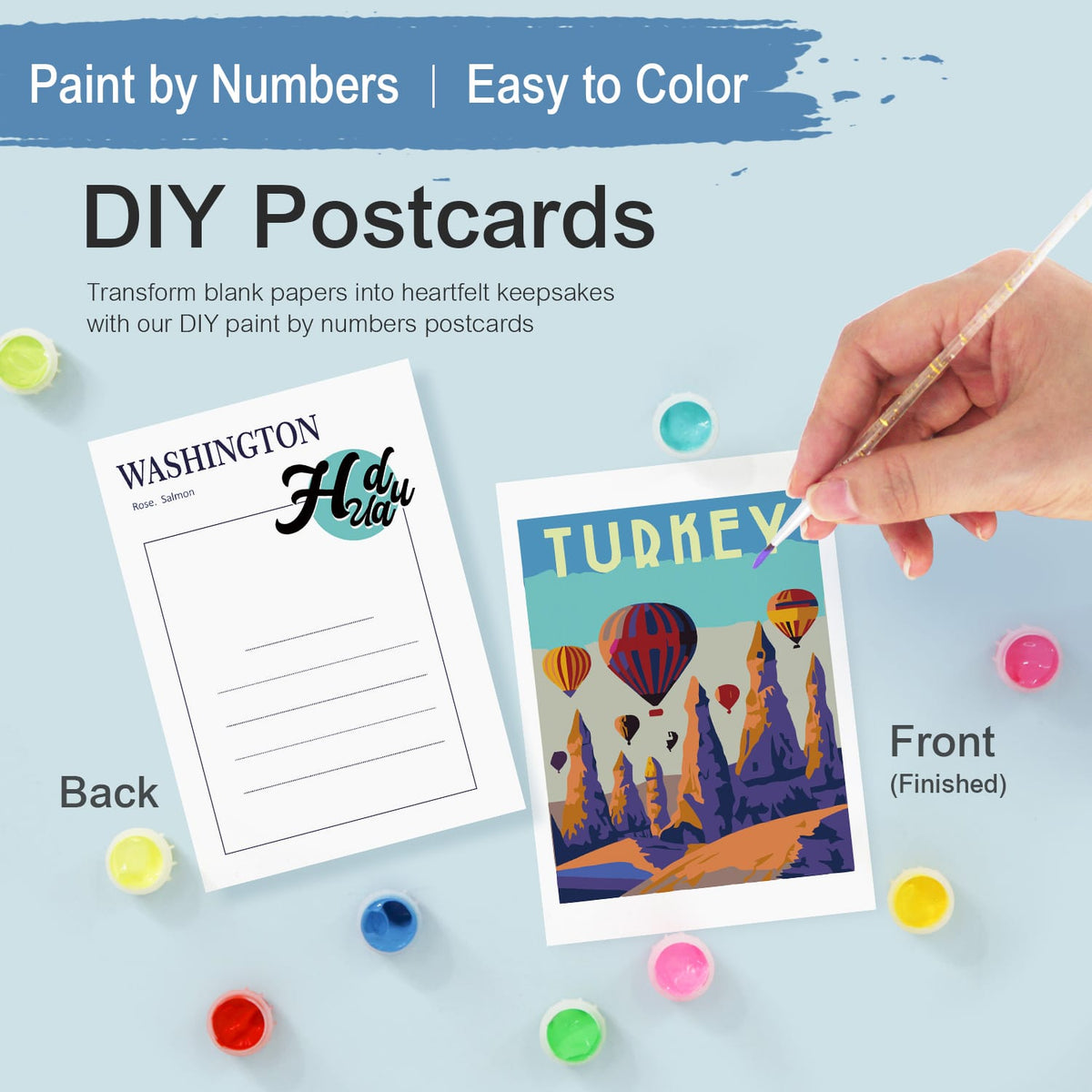 
Paint by Numbers – Postcard | Travel Destinations