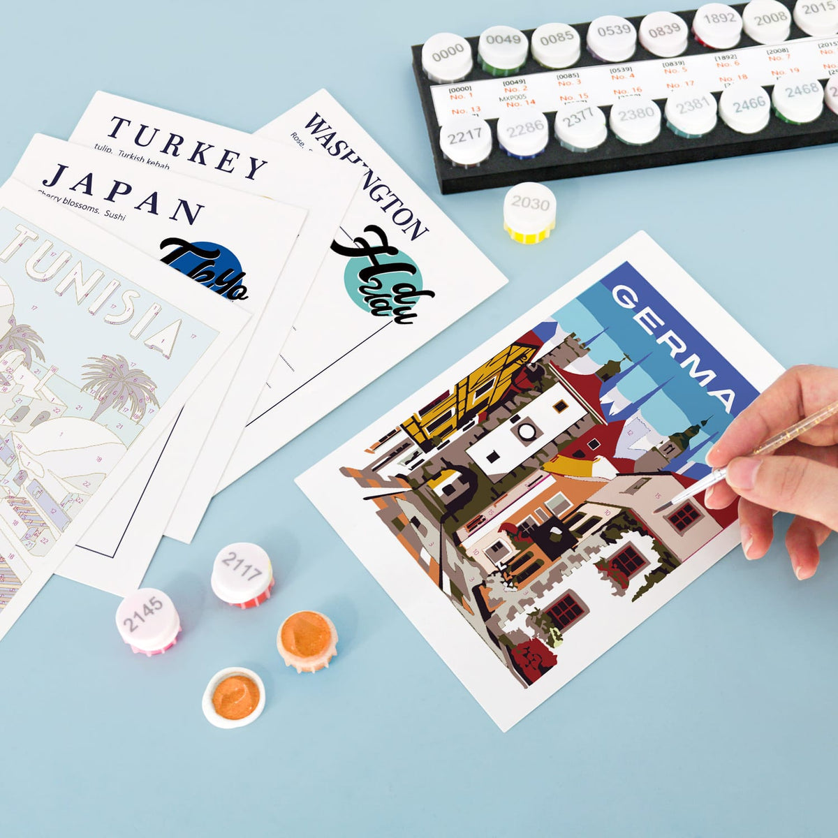 
Paint by Numbers – Postcard | Travel Destinations