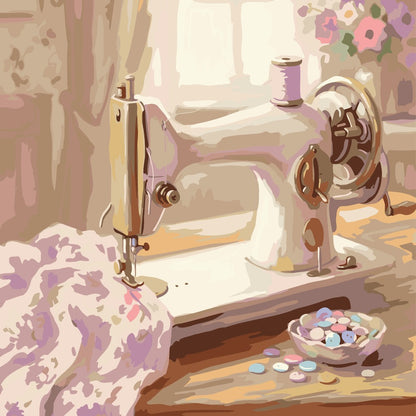 Paint by Numbers - Sewing Room Memories