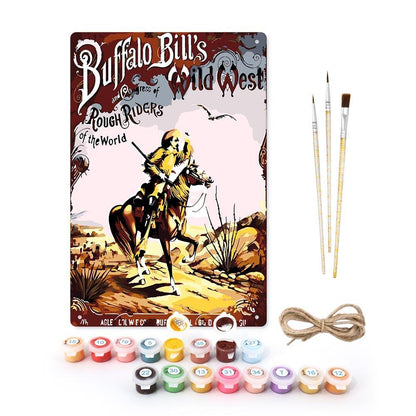 Paint by Numbers – Vintage Bar Art | Buffalo Bill’s Wild West