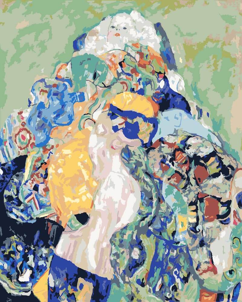 
Paint by Numbers - Baby (Cradle) | Gustav Klimt