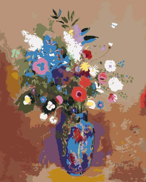 Paint by Numbers - Bouquet of Flowers | Odilon Redon