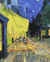 Load image into Gallery viewer, Paint by Numbers - Café Terrace at Night | Vincent van Gogh

