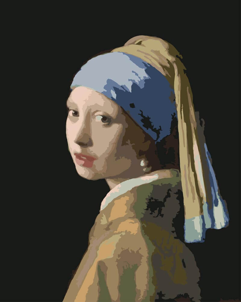 Paint by Numbers - Girl with a Pearl Earring | Johannes Vermeer