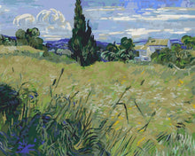 Load image into Gallery viewer, Paint by Numbers - Green Wheat Field with Cypresses | Vincent van Gogh
