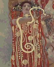 Load image into Gallery viewer, Paint by Numbers - Hygieia | Gustav Klimt
