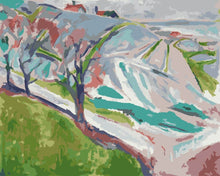 Load image into Gallery viewer, Paint by Numbers - Landscape from Kragerø | Edvard Munch
