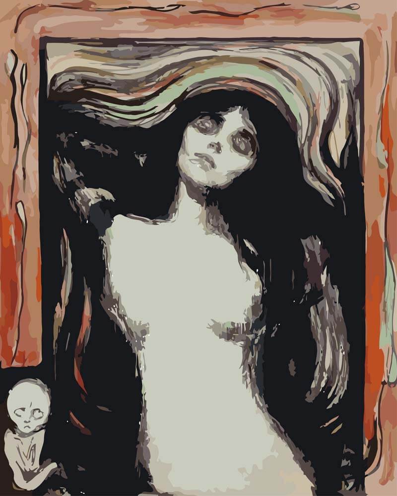 
Paint by Numbers - Madonna | Edvard Munch
