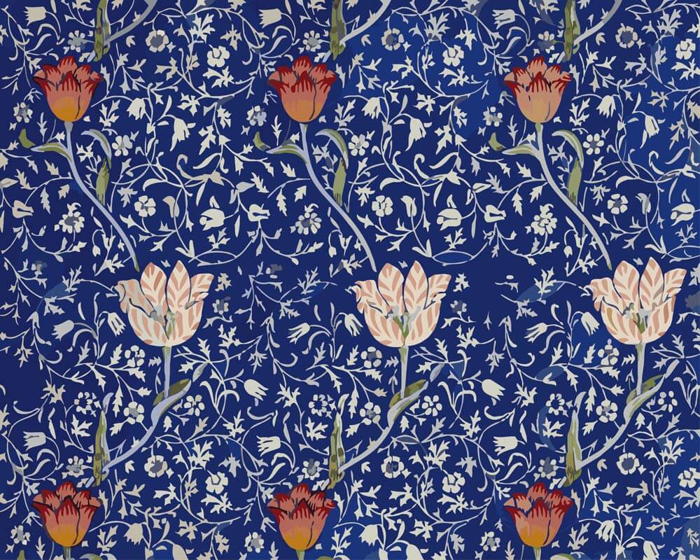 
Paint by Numbers - Medway Pattern | William Morris