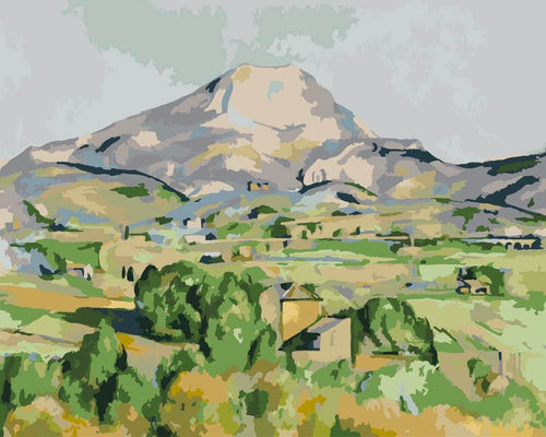 Paint by Numbers - Mont Sainte-Victoire | Paul Cézanne