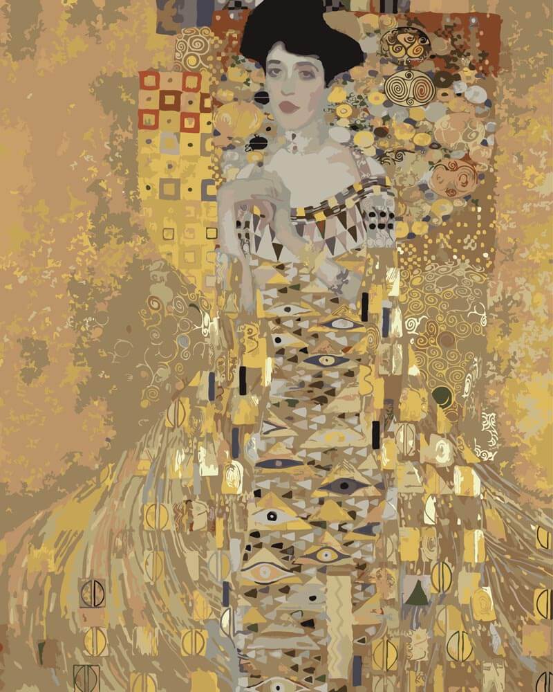 Paint by Numbers - Portrait of Adele Bloch-Bauer I | Gustav Klimt