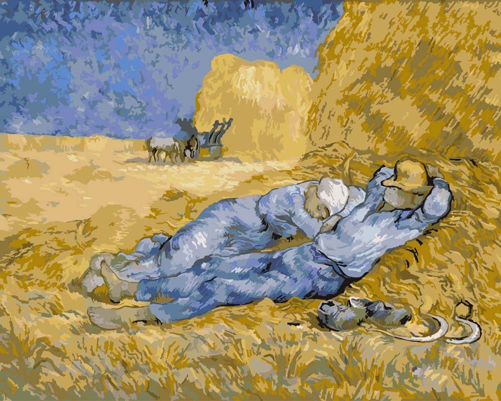 
Paint by Numbers - Rest from Work after Millet | Vincent van Gogh