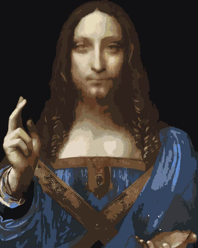 Paint by Numbers - Salvator Mundi | Leonardo da Vinci