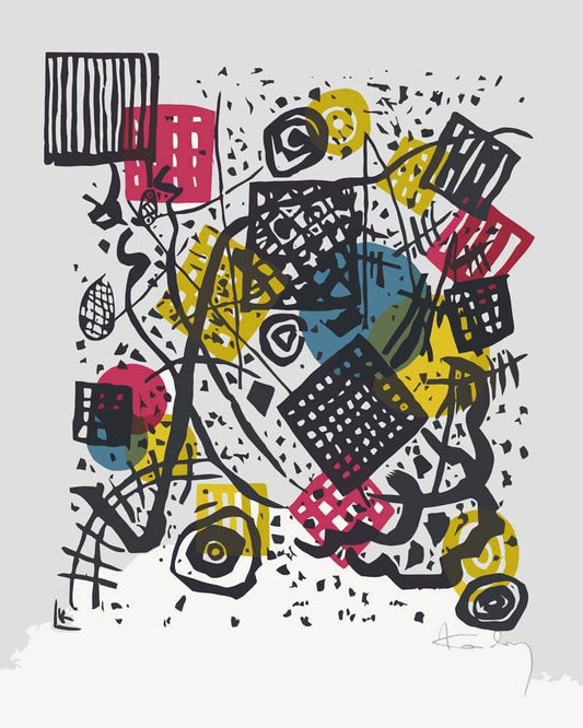 Paint by Numbers - Small Worlds V | Wassily Kandinsky