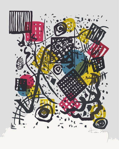 Paint by Numbers - Small Worlds V | Wassily Kandinsky