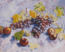 Load image into Gallery viewer, Paint by Numbers - Still Life with Grapes, Apples, Lemons, and Pear | Vincent van Gogh
