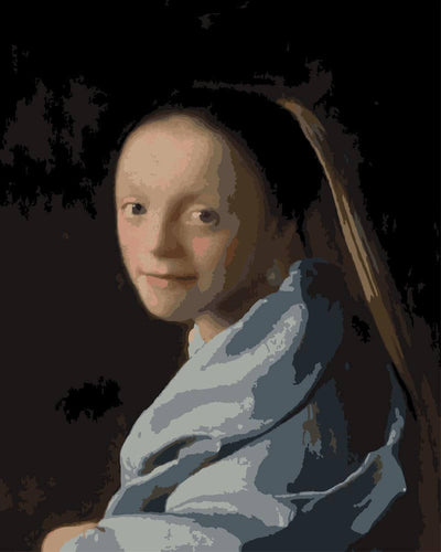 Paint by Numbers - Study of a Young Woman | Johannes Vermeer