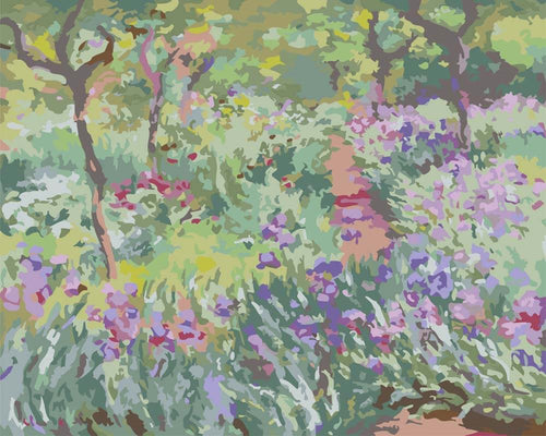 Paint by Numbers - The Artist's Garden at Giverny | Claude Monet
