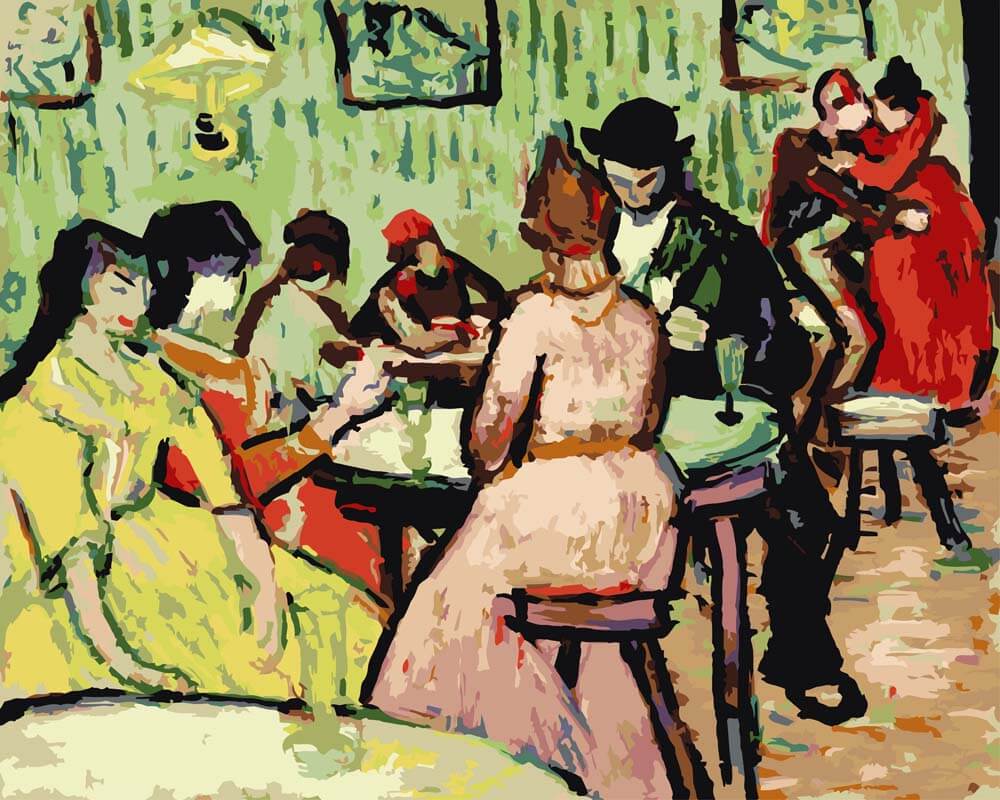 Paint by Numbers - The Brothel (Le Lupanar) | Vincent van Gogh
