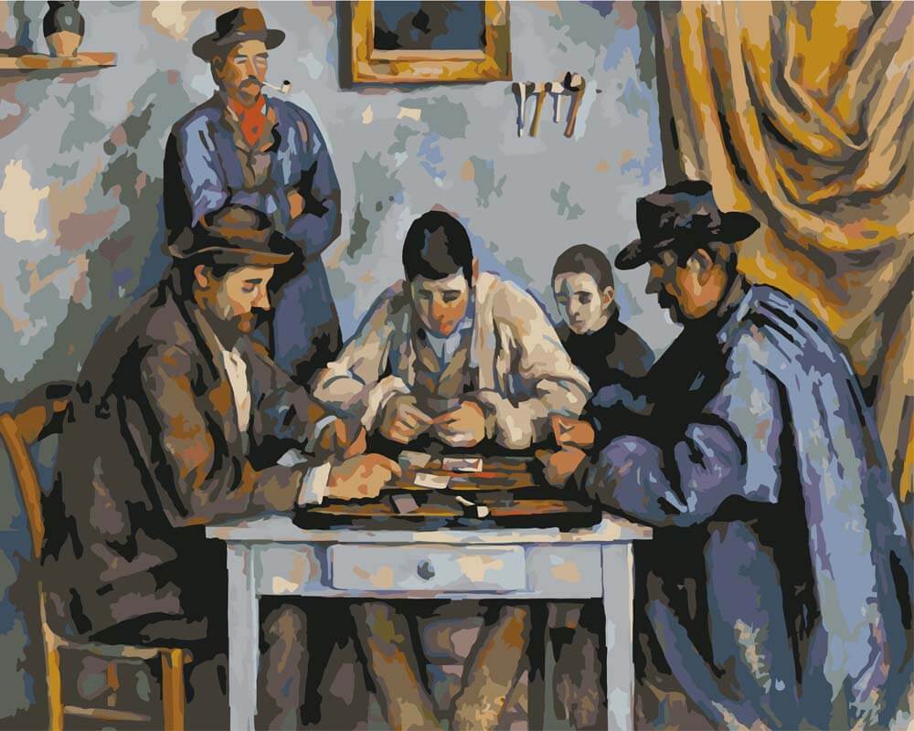 
Paint by Numbers - The Card Players | Paul Cezanne