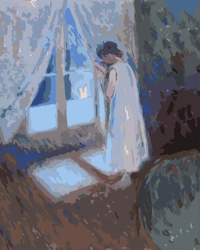 Paint by Numbers - The Girl at the Window | Edvard Munch