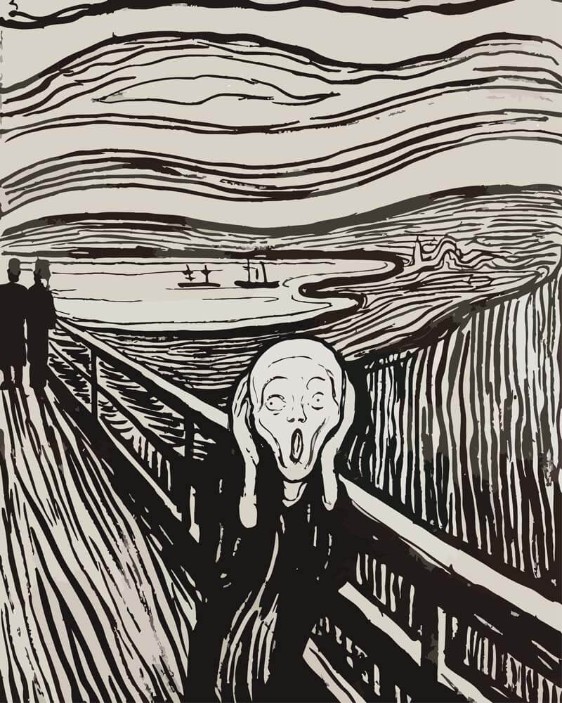 Paint by Numbers - The Scream | Edvard Munch