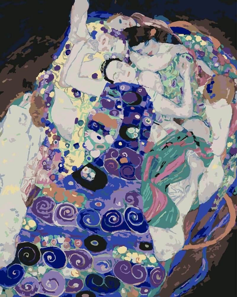 
Paint by Numbers - The Virgin | Gustav Klimt