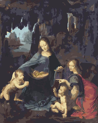 Paint by Numbers - The Virgin of the Rocks | Leonardo da Vinci
