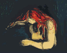 Load image into Gallery viewer, Paint by Numbers - Vampire II | Edvard Munch
