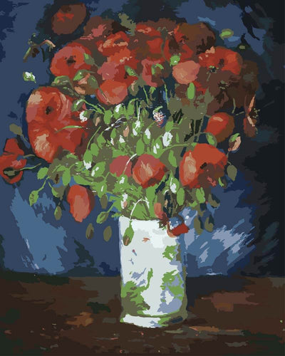 Paint by Numbers - Vase with Poppies | Vincent van Gogh