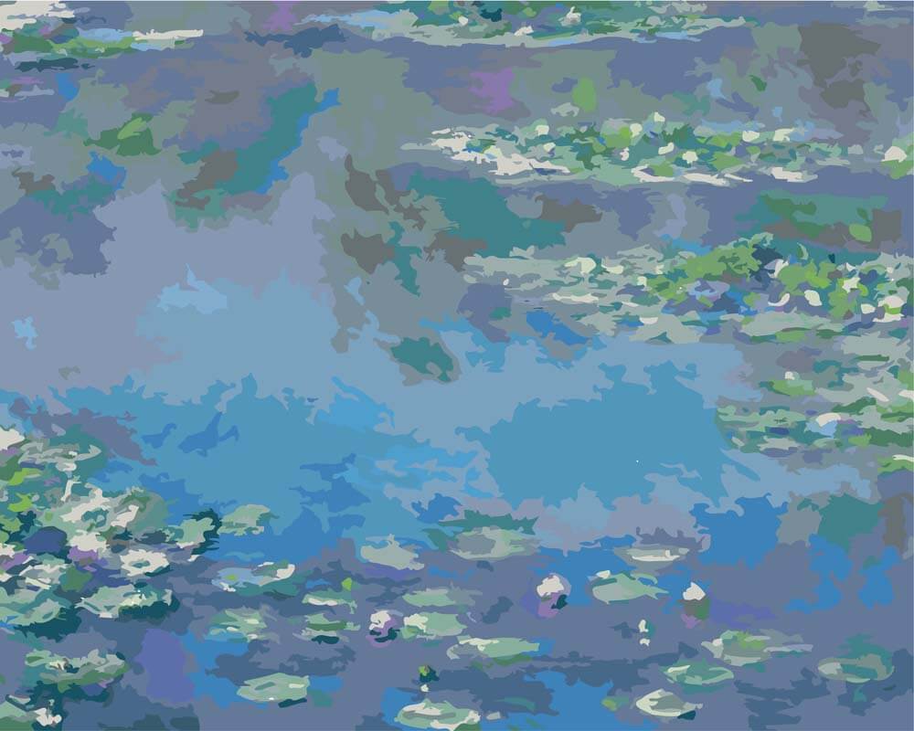 Paint by Numbers - Water Lilies | Claude Monet