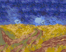 Load image into Gallery viewer, Paint by Numbers - Wheatfield with Crows | Vincent van Gogh
