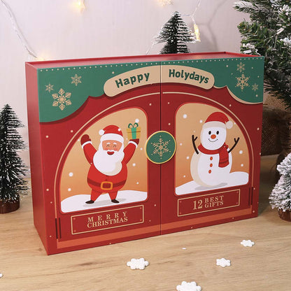 Paint by Numbers – Christmas Advent Calendar - 12 Days (Merry Magic Santa & Snowman Edition)12
