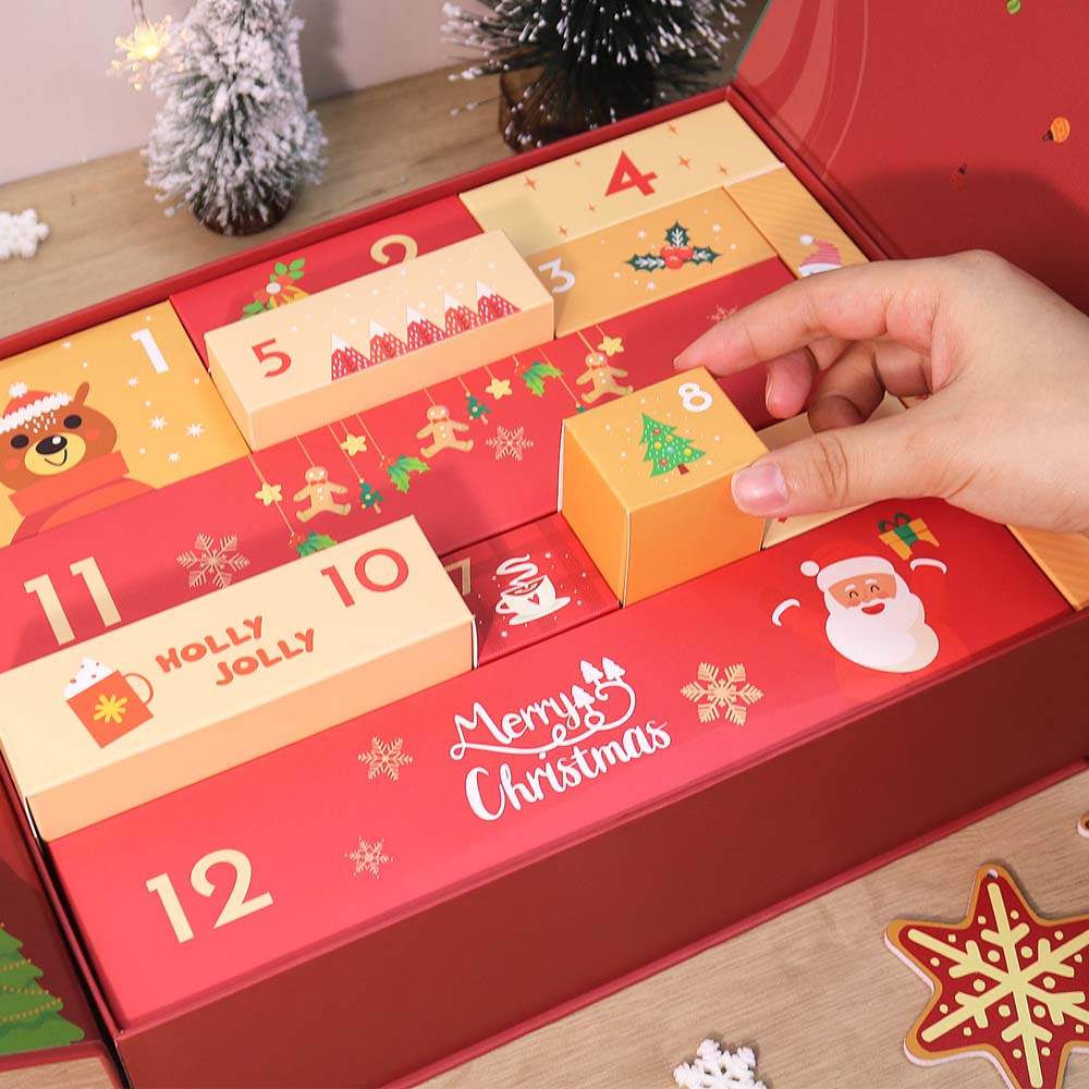 Paint by Numbers – Christmas Advent Calendar - 12 Days (Merry Magic Santa & Snowman Edition)14