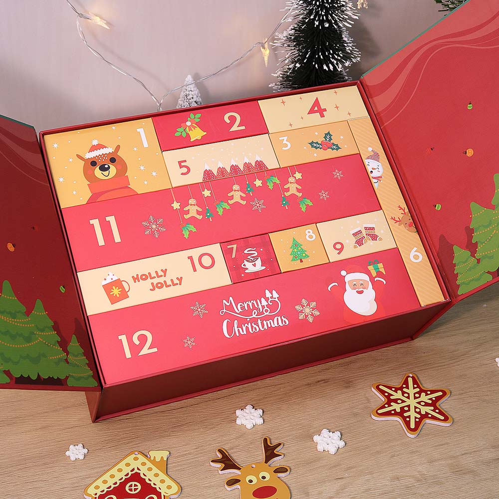 Paint by Numbers – Christmas Advent Calendar - 12 Days (Merry Magic Santa & Snowman Edition)15