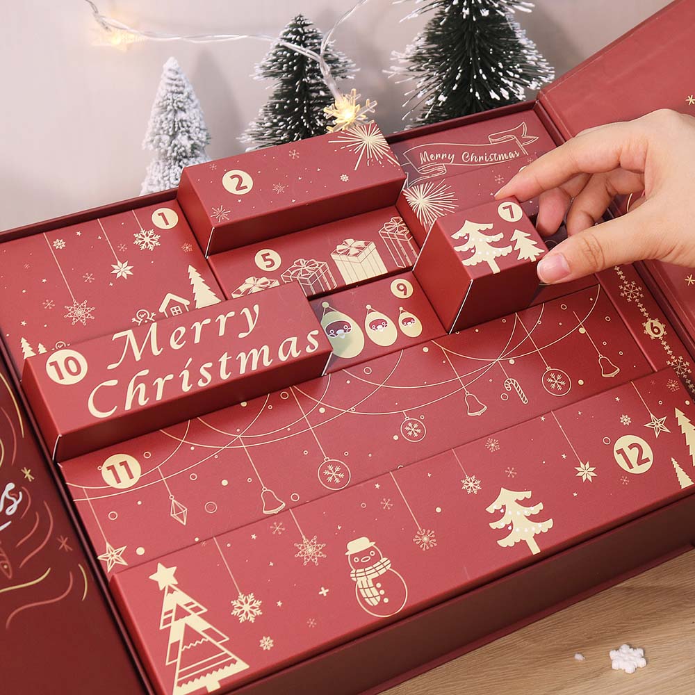 Paint by Numbers – Christmas Advent Calendar – 12 Days (Classic Red & Gold Edition)13
