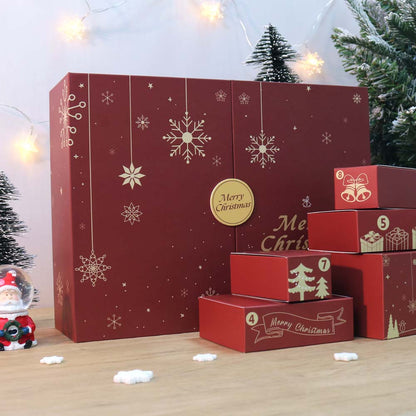 Paint by Numbers – Christmas Advent Calendar – 12 Days (Classic Red & Gold Edition)16