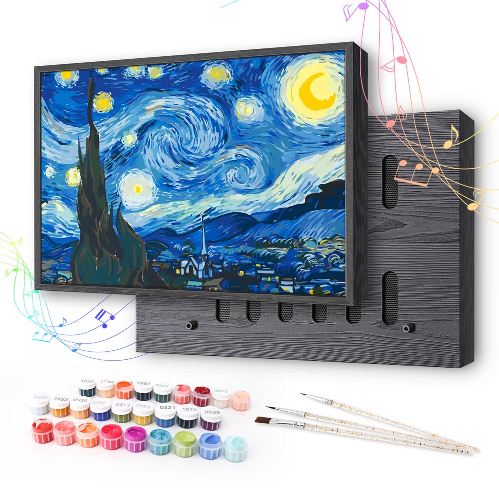 Paint by Numbers with Bluetooth Speaker – Create Art That Looks & Sounds Incredible