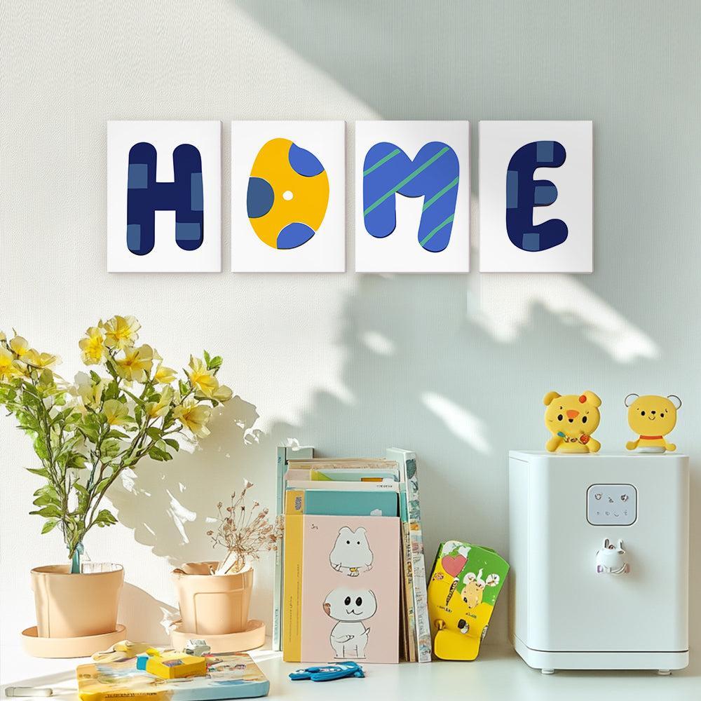 Paint by Numbers – Alphabet Painting Kit | A to Z Abstract Letters