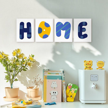 Paint by Numbers – Alphabet Painting Kit | A to Z Abstract Letters