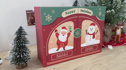Paint by Numbers - Christmas Advent Calendar - 12 Days (Holly Jolly Red & Gold)