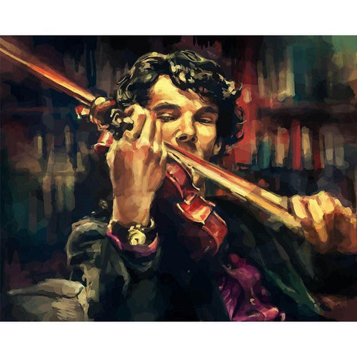Painting by Numbers - the Violinist