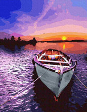 Load image into Gallery viewer, Paint by Numbers DIY - Boat in the West
