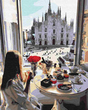 Load image into Gallery viewer, Paint by Numbers DIY - Breakfast in Milan
