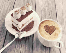 Load image into Gallery viewer, Paint by Numbers DIY - Cappuccino with Tiramisu
