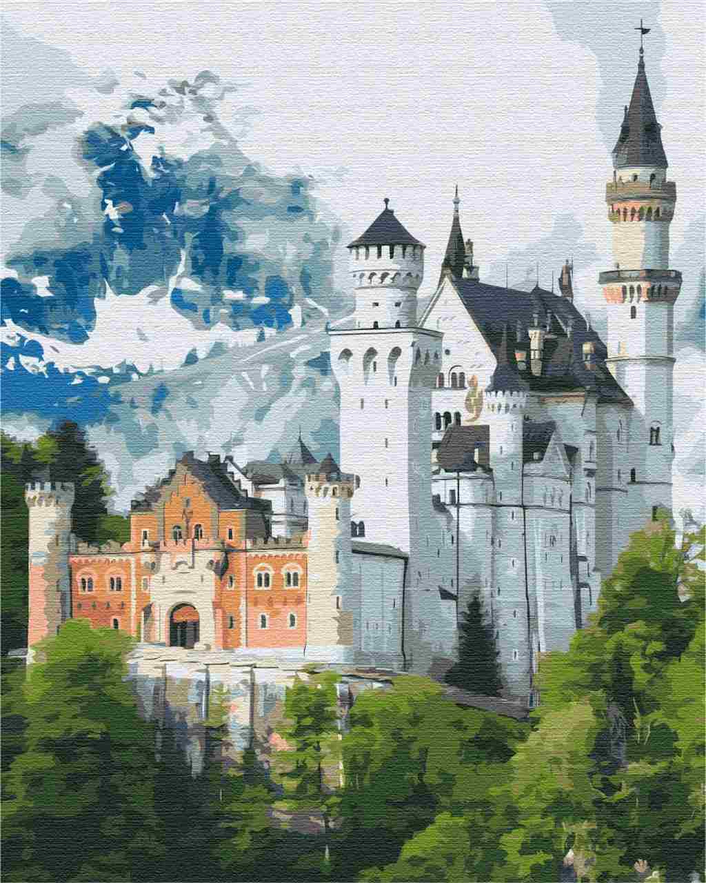 Paint by Numbers DIY - Castle Neuschwanstein
