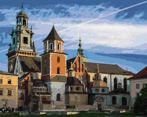 Paint by Numbers DIY - Castle Wawel in Krakow